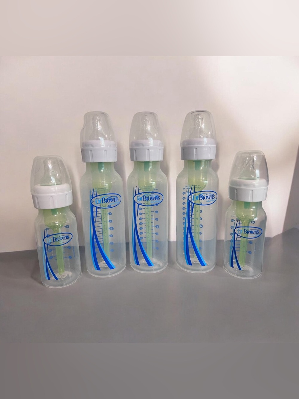 Dr. Brown’s Natural Flow Baby Bottle Set 4oz & 8oz BN
